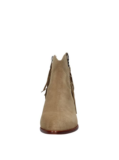 Suede Texan ankle boots ASH | VD0949BEIGE