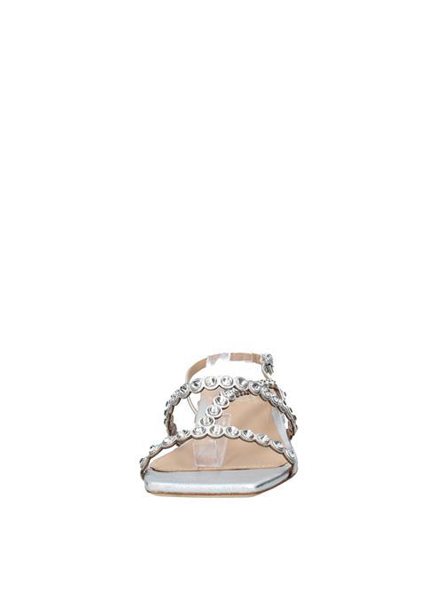 Leather and rhinestone sandals ASH | VD0957ARGENTO
