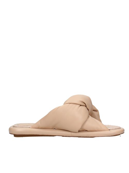 Nappa leather mules ASH | VD0984BEIGE
