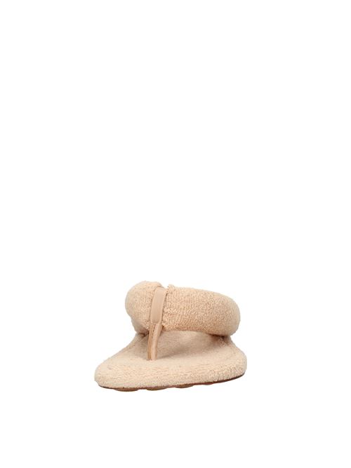 Flip-flop sandals made of fabric ASH | VD0989BEIGE