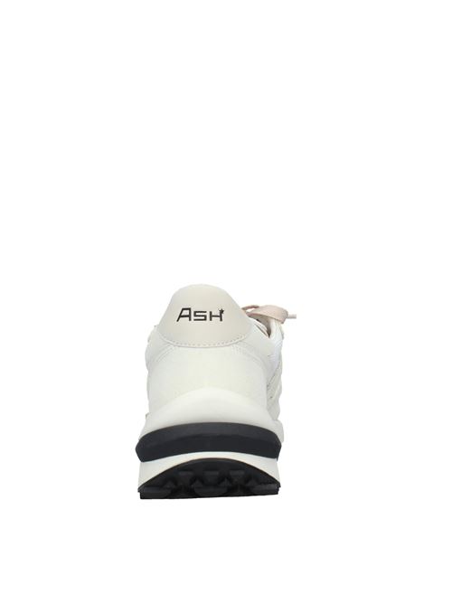 Sneakers in camoscio pelle e tessuto rete ASH | VD1015CREMA