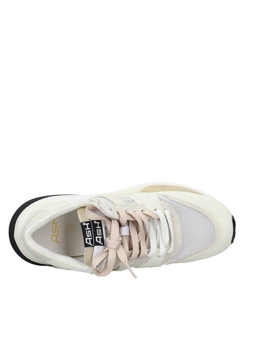 Sneakers in suede, leather and mesh fabric ASH | VD1015CREMA