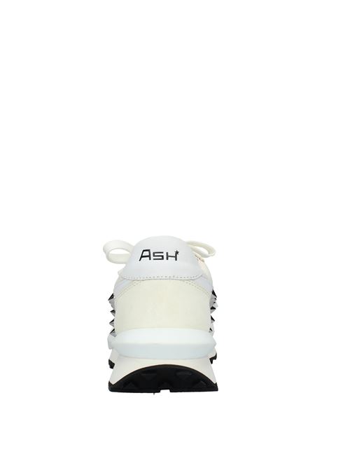 Sneakers in tessuto camoscio pelle e borchie ASH | VD1018PANNA