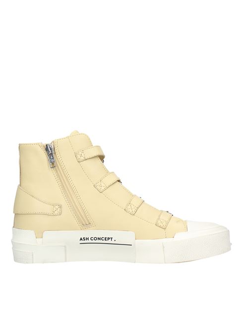 Leather high-top sneakers ASH | VD1029CREM