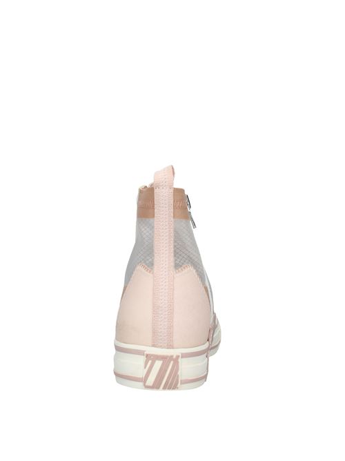 High-top sneakers in transparent technical fabric ASH | VD1031ROSA
