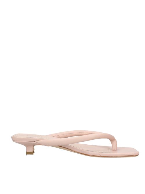 Leather mules ASH | VD1070NUDE