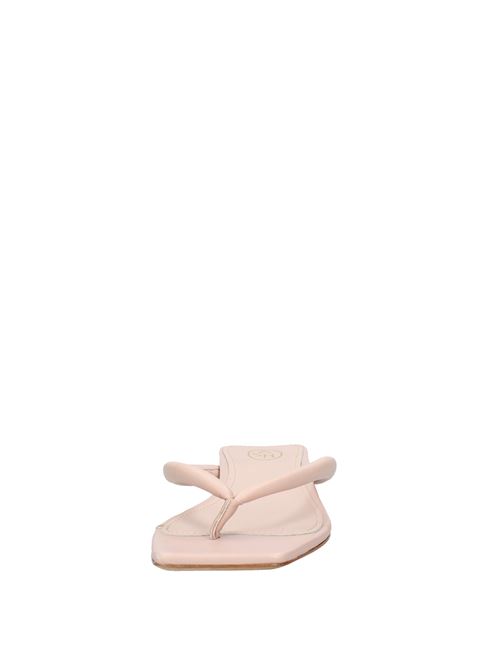 Leather mules ASH | VD1070NUDE