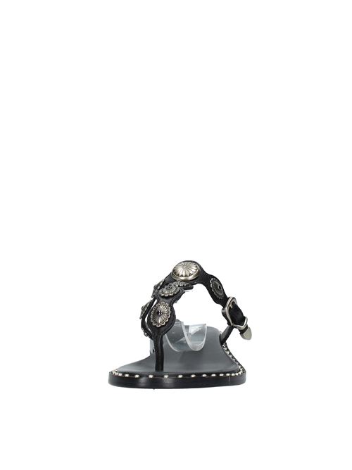 Leather thong sandals ASH | VD1074NERO