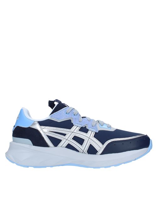 Leather and technical fabric trainers ASICS | 1201A190BLU