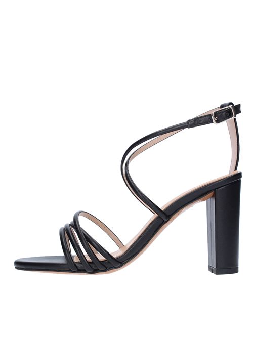 Faux leather sandals BAILLY | 005NERO