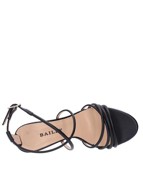 Faux leather sandals BAILLY | 005NERO