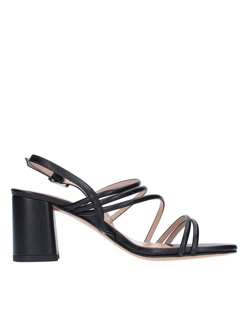Faux leather sandals BAILLY | 006NERO
