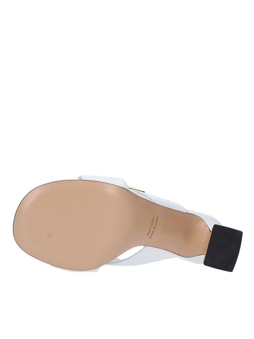 Leather sandals BIANCADI | 01433 NAPPABIANCO