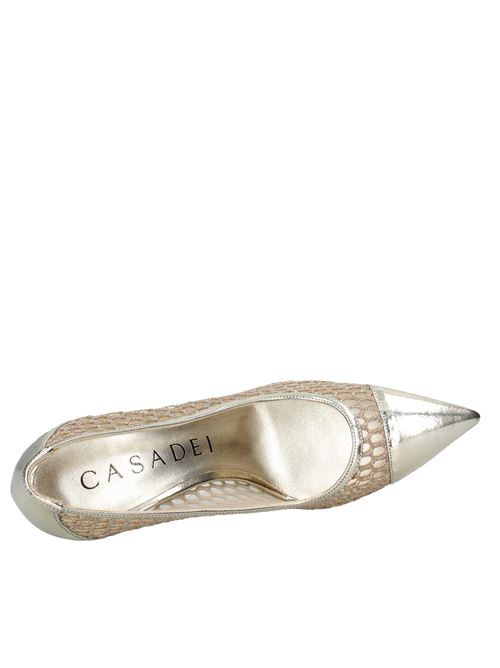 Leather and fabric pumps CASADEI | VD0028RODIO