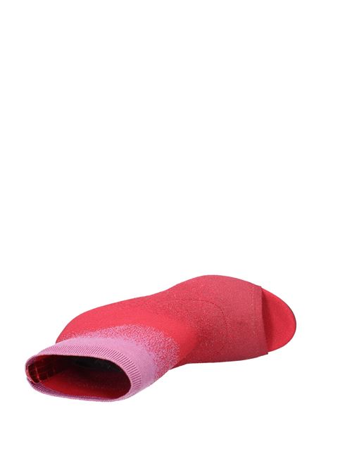 Stretch fabric peep toe ankle boots CASADEI | VD0039CARMINIO