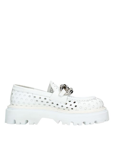 Leather moccasins CASADEI | VD0058BIANCO