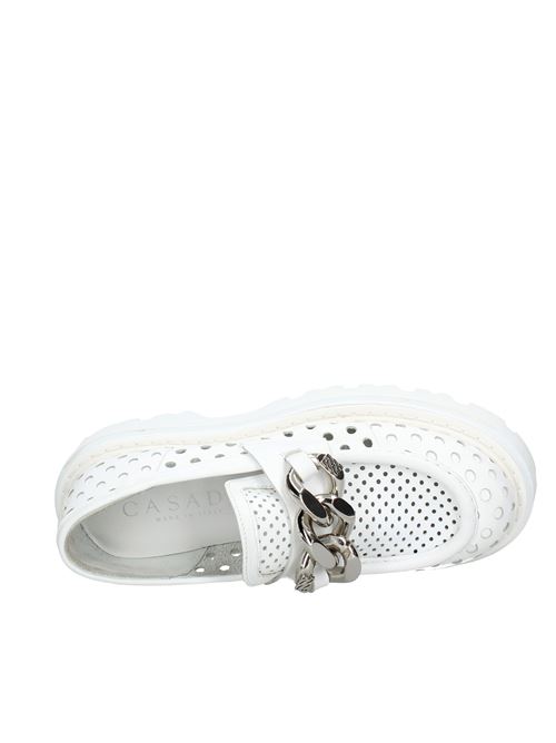 Leather moccasins CASADEI | VD0058BIANCO