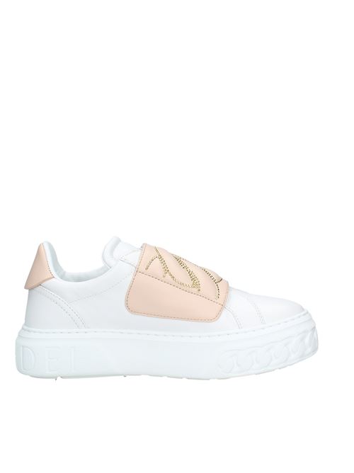 Leather sneakers CASADEI | VD0059BIANCO/NUDE