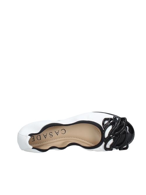 Leather ballet shoes CASADEI | VD0062PANNA/NERO