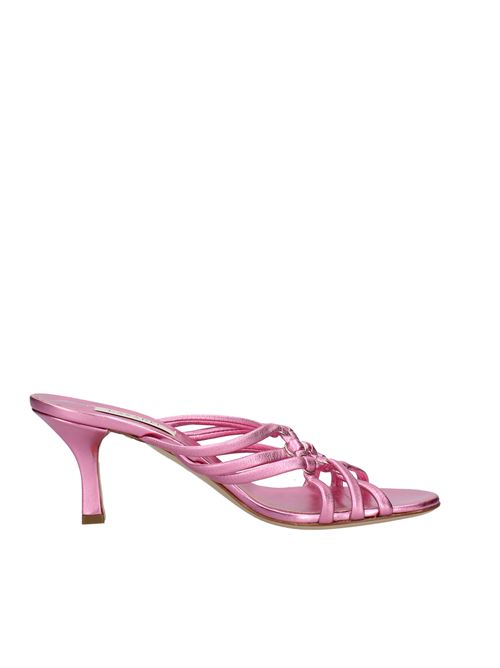 Woven leather mules CASADEI | VD0089OPTIMISTIC PINK
