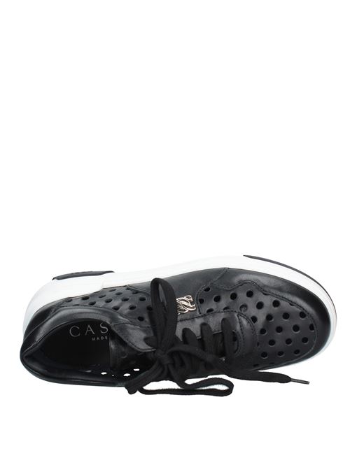 Sneakers in pelle traforata CASADEI | VD0090NERO/BIANCO