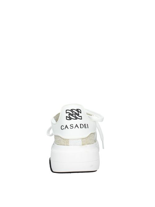 Fabric sneakers CASADEI | VD0096ORO/BIANCO