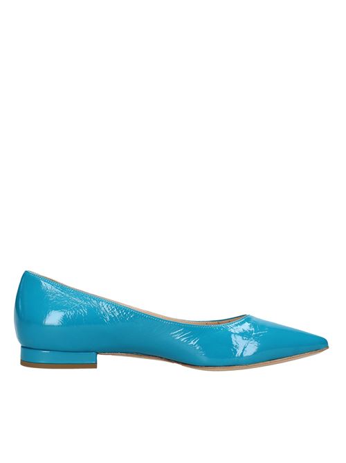 Patent leather ballet flats CASADEI | VD0115TURCHESE