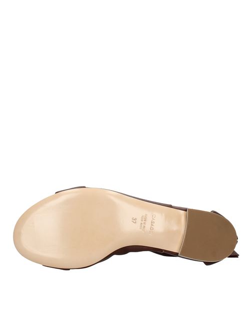 Leather sandals CASADEI | VD0127MARRONE