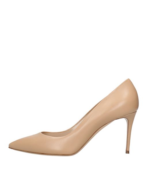 Leather pumps CASADEI | VD0148BEIGE TOFFEE