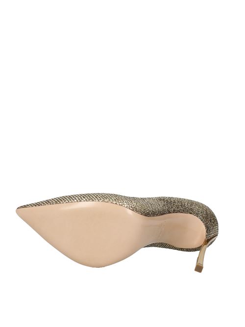 Blade décolleté in fabric and glitter CASADEI | VD0154ORO