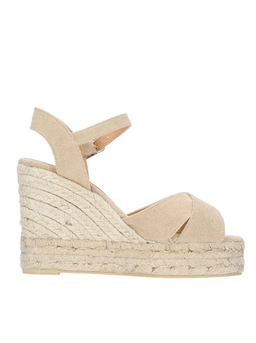 Fabric and rope wedge sandals CASTANER | BLAUDELLSABBIA