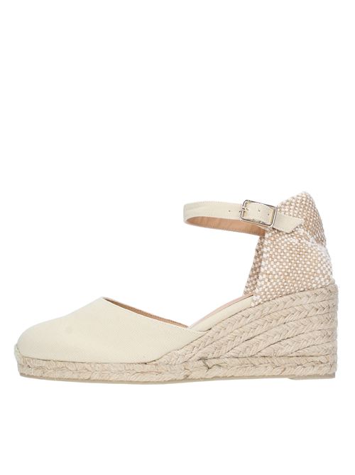 Wedge sandals made of fabric and rope CASTANER | CAROLIVORY