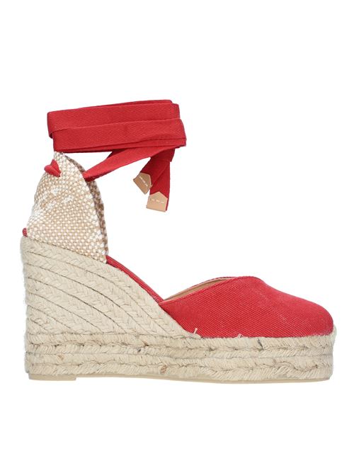 Fabric and rope wedge sandals CASTANER | CHIARAROSSO