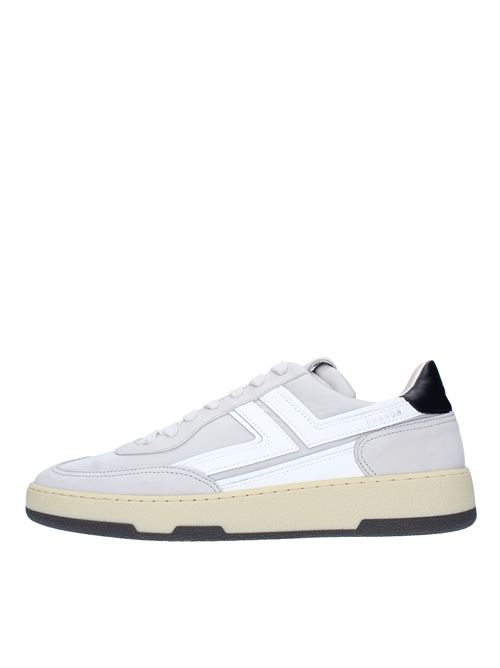 Suede leather and fabric trainers COPENHAGEN | CPH466MGRIGIO