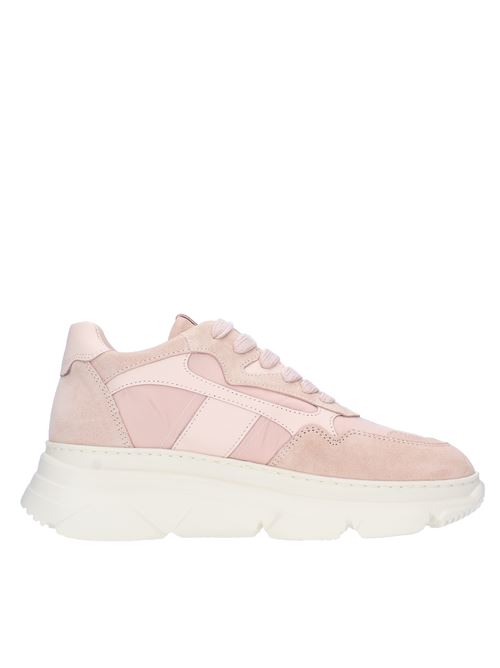 Suede leather and fabric trainers COPENHAGEN | CPH51SILK