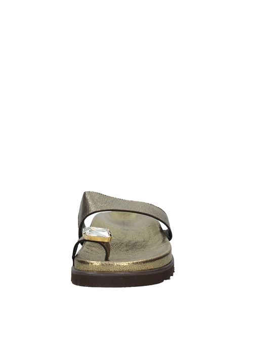 Leather sandals DANIELE ANCARANI | VD0318BRONZO
