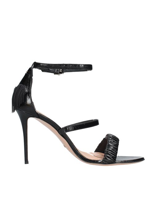 Patent leather sandals ELISABETTA FRANCHI | VD0909NERO