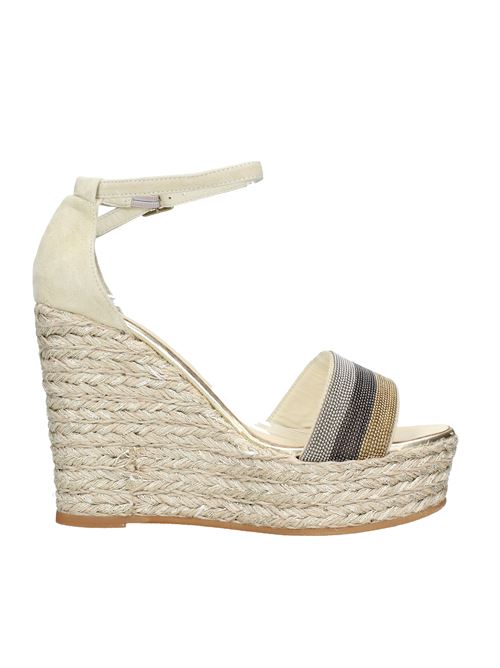Suede and studded wedge sandals ESPADRILLES | VD1258MULTICOLOR