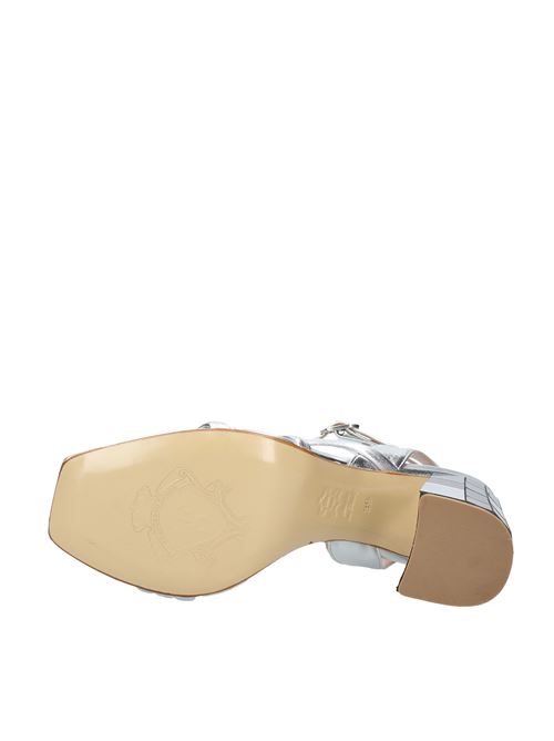 Leather sandals FRANCESCO SACCO | VD1178ARGENTO