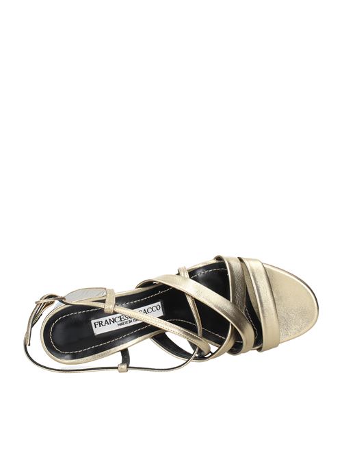 Nappa leather sandals FRANCESCO SACCO | VD1181ORO