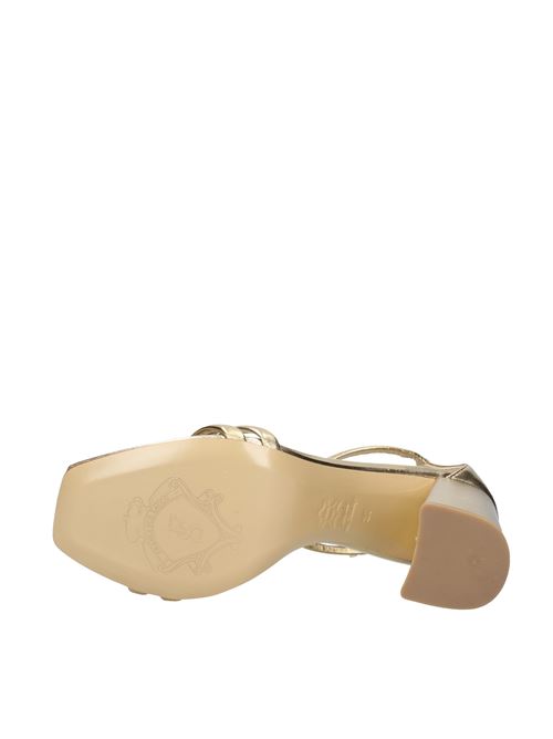Laminated nappa leather sandals FRANCESCO SACCO | VD1182ORO