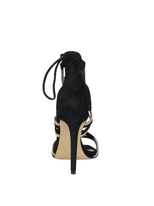 Leather and suede sandals FRANCESCO SACCO | VD1184NERO