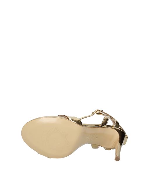 Polished leather sandals FRANCESCO SACCO | VD1188ORO