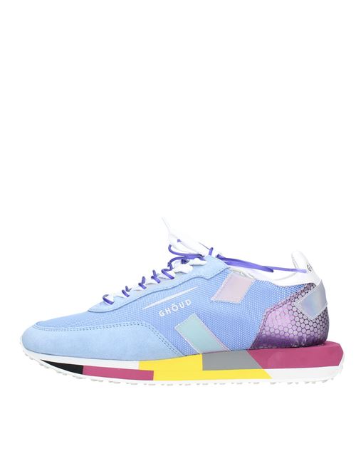 Leather and fabric suede sneakers GHOUD | VD1338MULTICOLOR