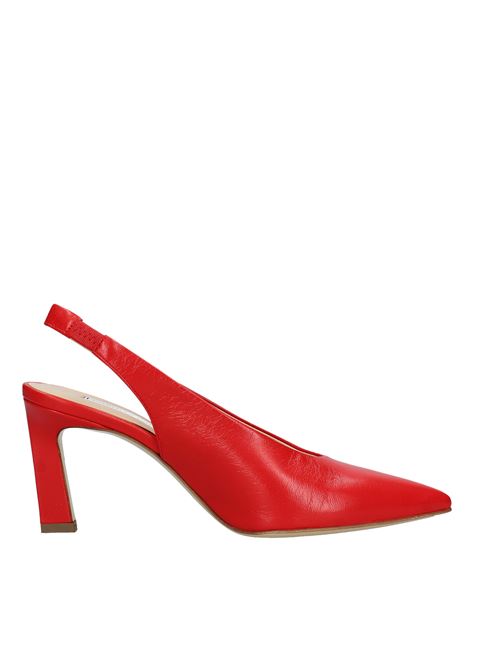 Slingback pumps made of leather GIAMPAOLO VIOZZI | VD1318ROSSO