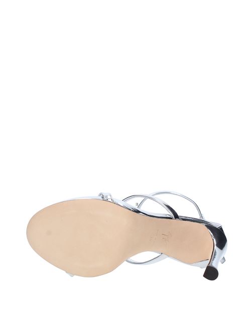 Shiny leather sandals GIUSEPPE ZANOTTI | E200011ARGENTO