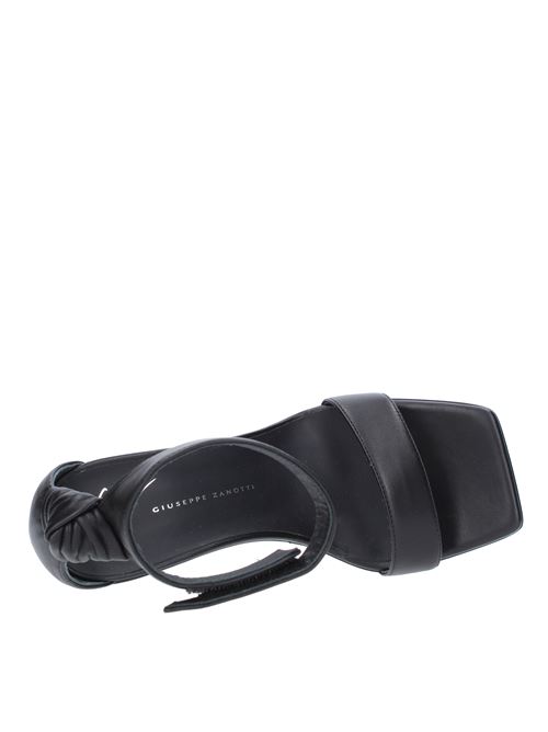 Nappa leather wedge sandals GIUSEPPE ZANOTTI | E200022NERO