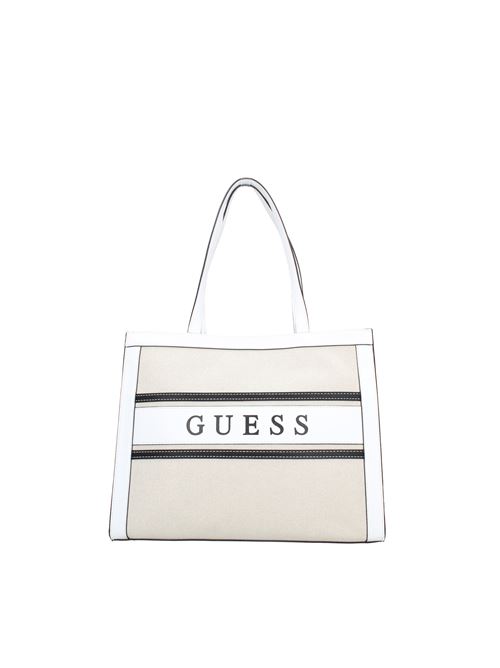 Faux leather and fabric bag GUESS | BL0341BIANCO