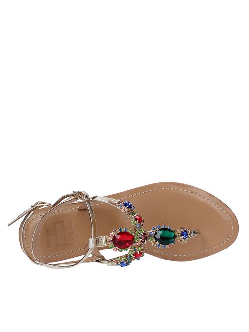 Flat leather sandals HADEL | 1SA486KOSEORO