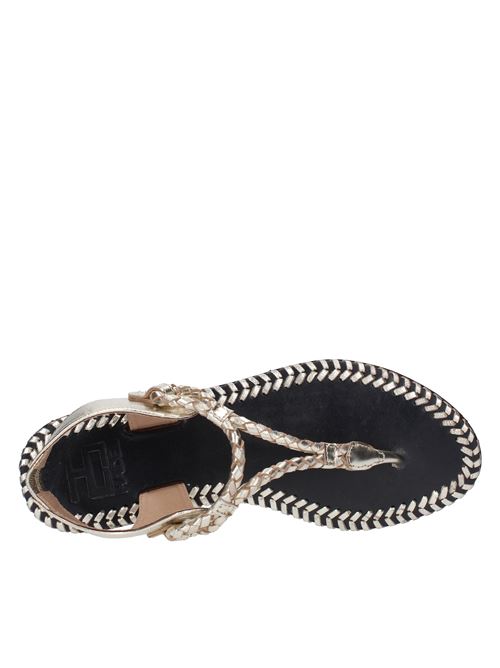 Flat thong sandals made of leather HADEL | 1SA516KOWVORO
